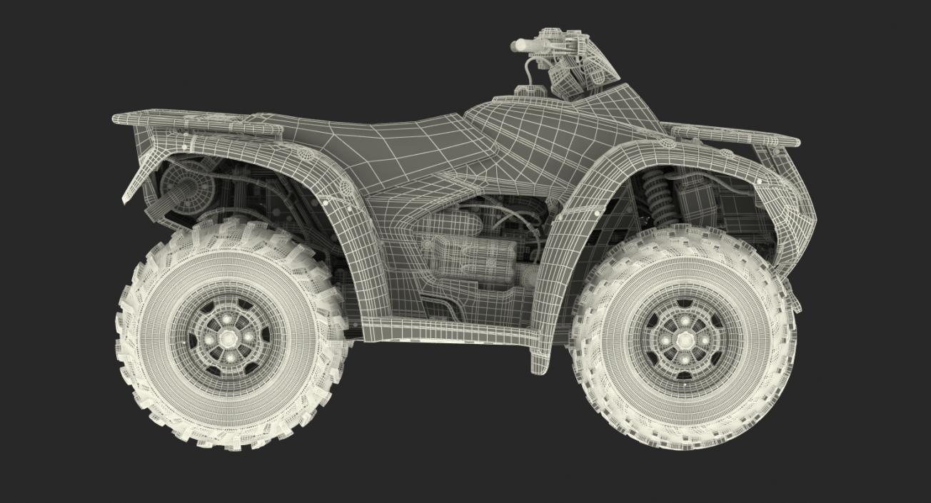 3D ATV Bike Generic Rigged model