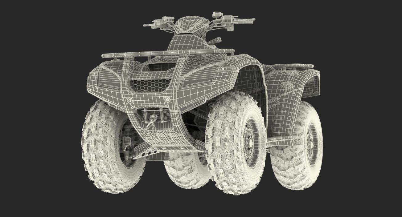 3D ATV Bike Generic Rigged model