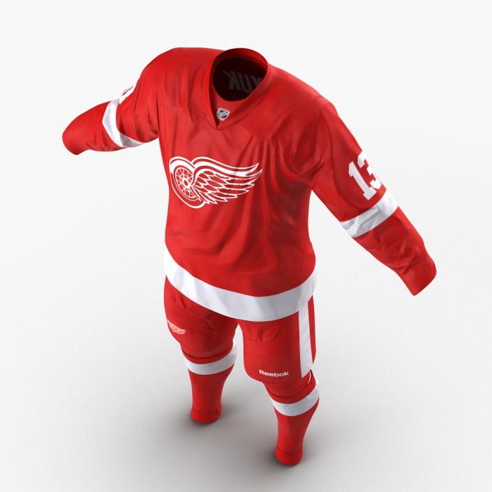 Hockey Clothes Detroit Red Wings 3D