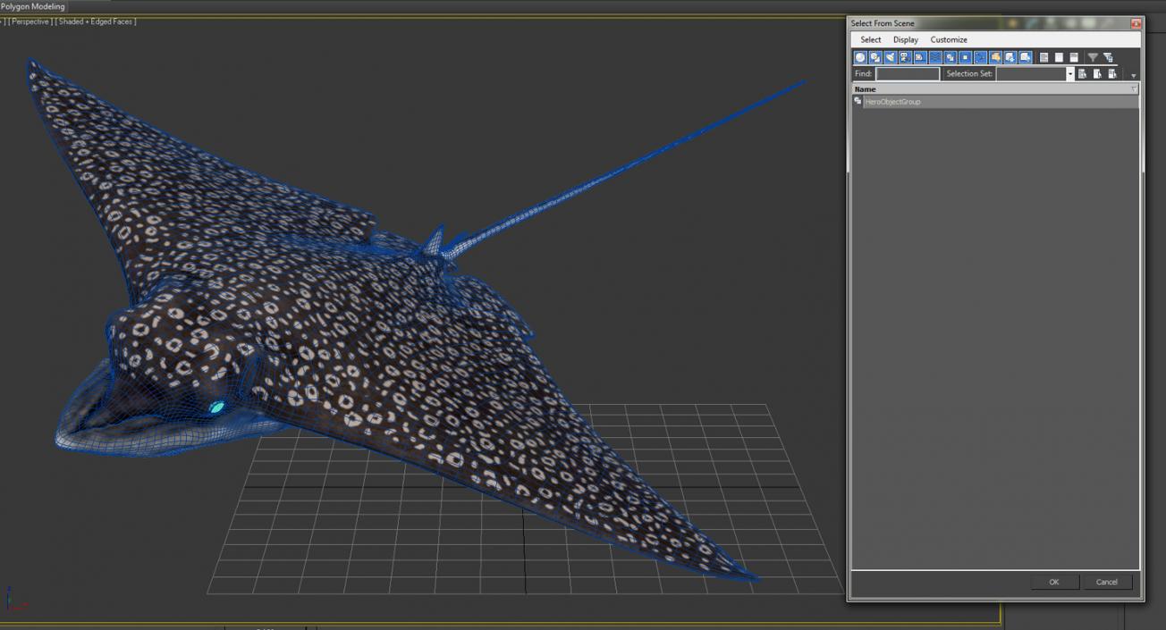 Eagle Ray 3D model