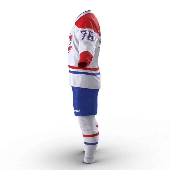 3D Hockey Clothes Montreal Canadiens model