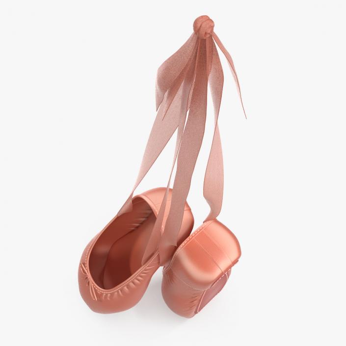 3D model Hanging Pink Ballet Shoes