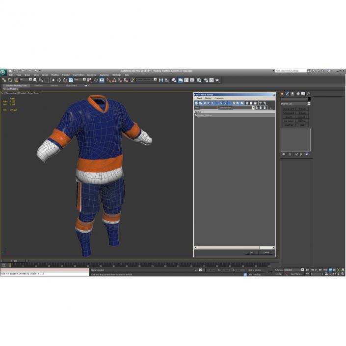 Hockey Clothes Generic 3 3D model