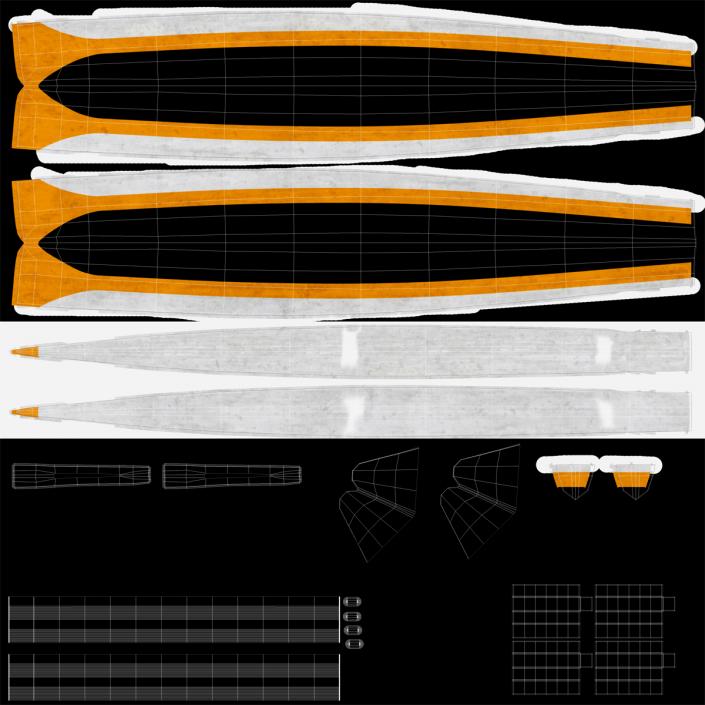 3D Small Sail Catamaran Generic model