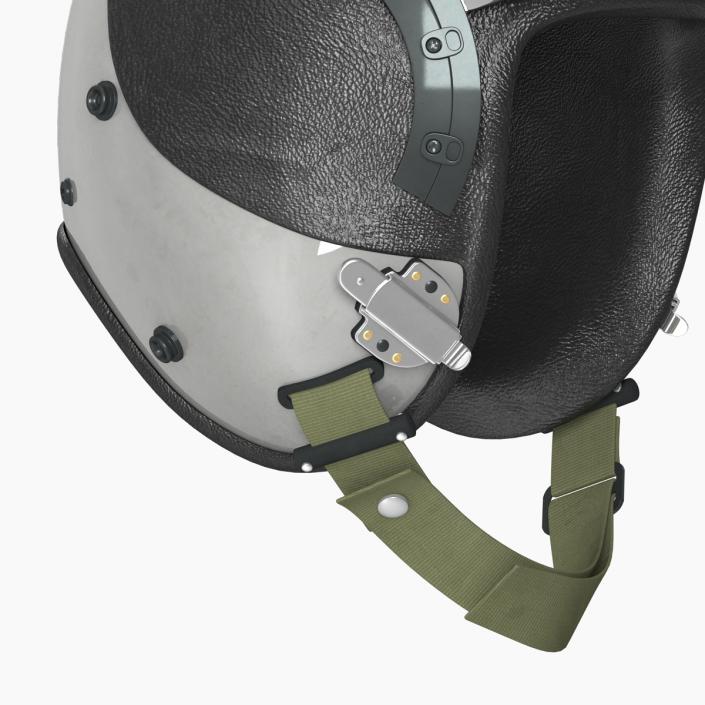 3D Military Pilot Helmet 2 model