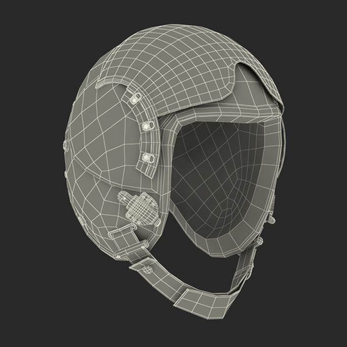 3D Military Pilot Helmet 2 model