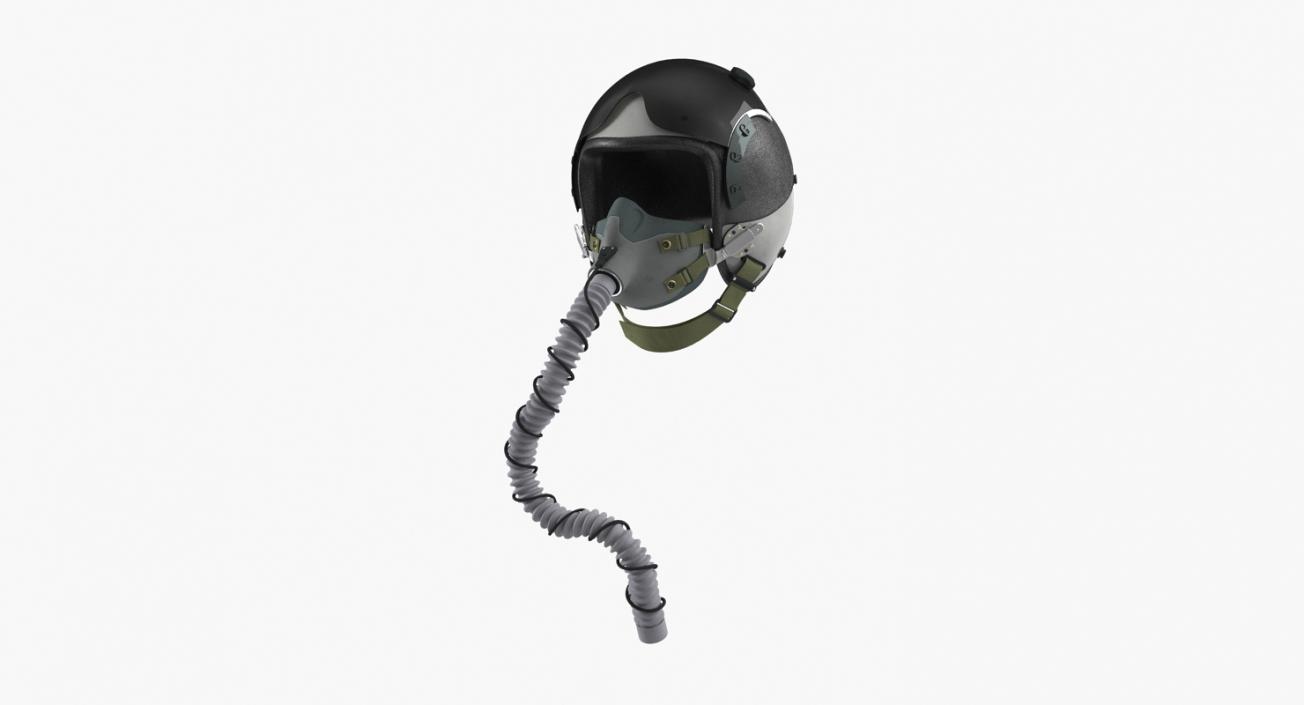 US Military Pilot Helmet 3D model