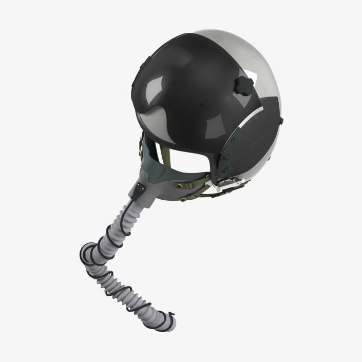 US Military Pilot Helmet 3D model