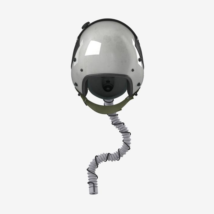 US Military Pilot Helmet 3D model