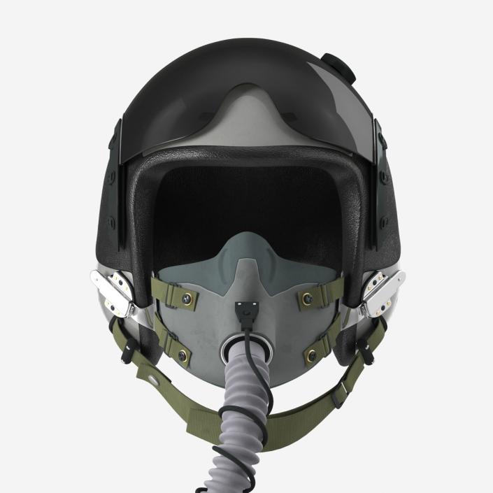 US Military Pilot Helmet 3D model