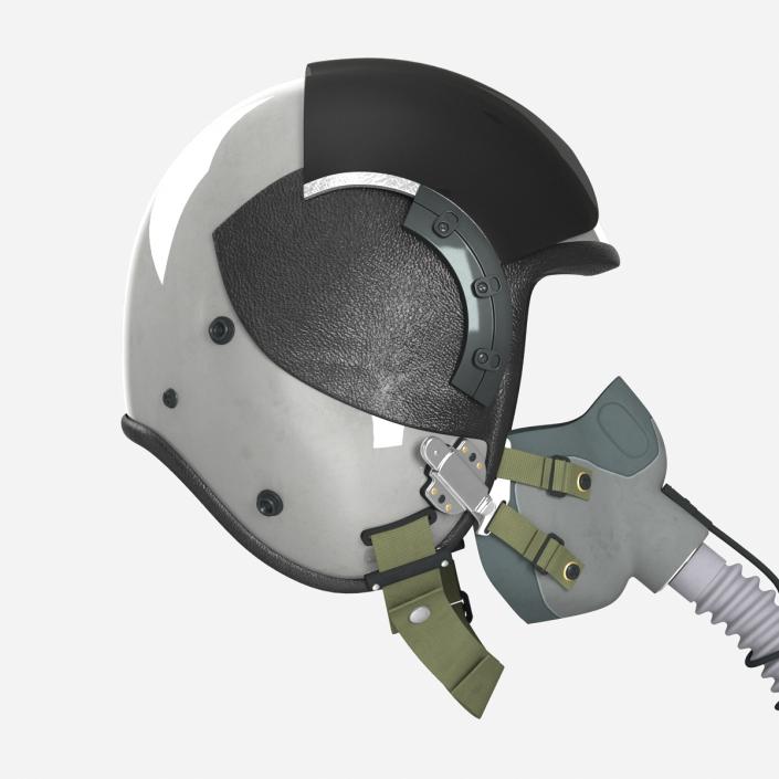 US Military Pilot Helmet 3D model