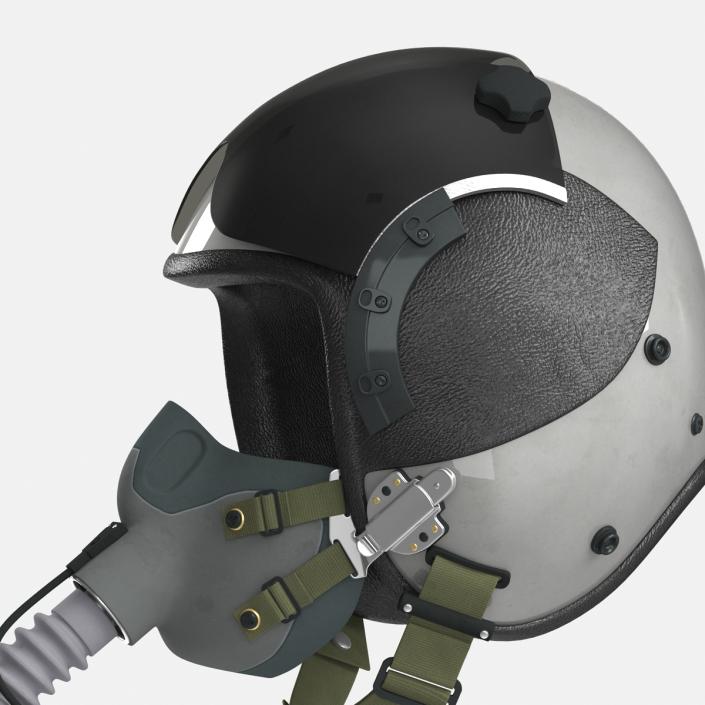 US Military Pilot Helmet 3D model