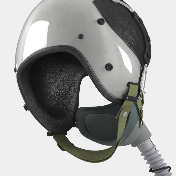 US Military Pilot Helmet 3D model