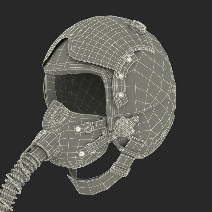 US Military Pilot Helmet 3D model