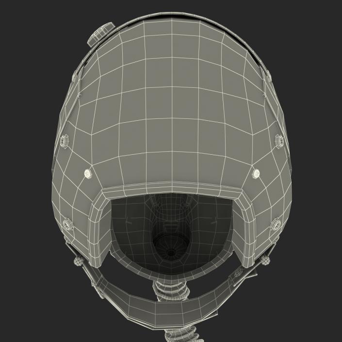 US Military Pilot Helmet 3D model