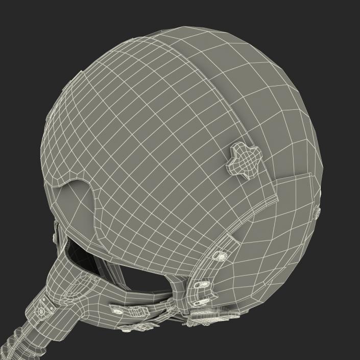 US Military Pilot Helmet 3D model