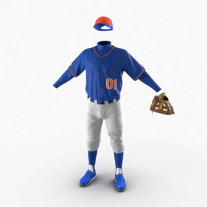 Baseball Player Outfit Generic 6 3D