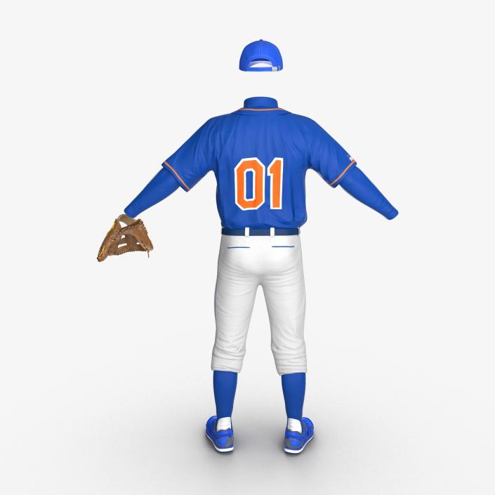 Baseball Player Outfit Generic 6 3D