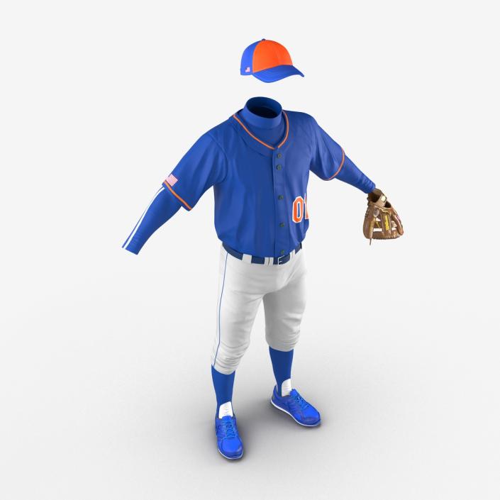 Baseball Player Outfit Generic 6 3D