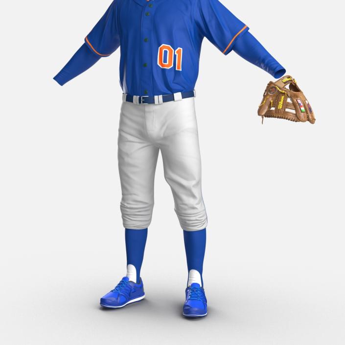 Baseball Player Outfit Generic 6 3D