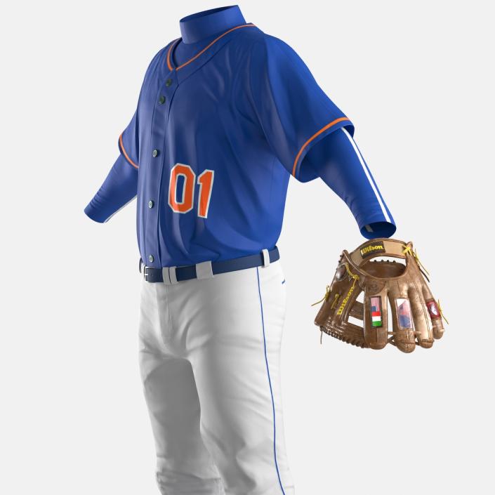 Baseball Player Outfit Generic 6 3D