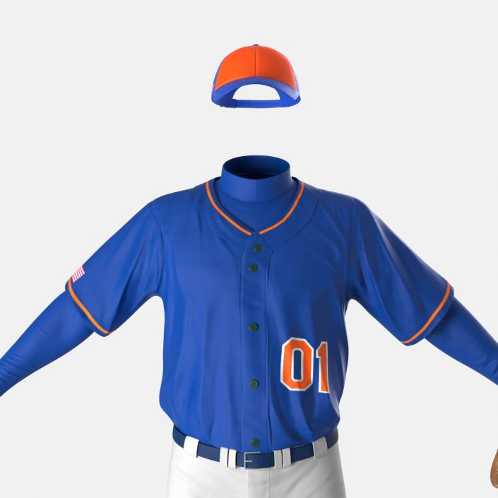 Baseball Player Outfit Generic 6 3D