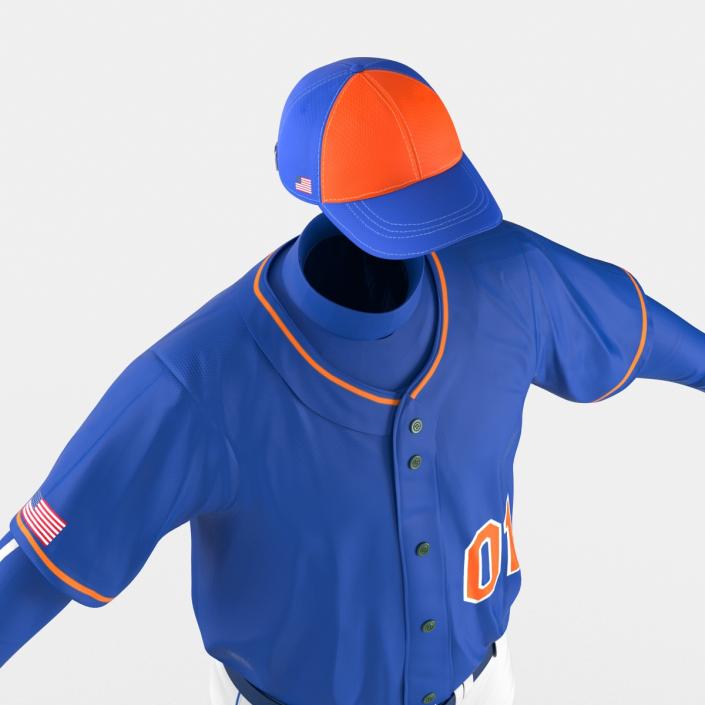 Baseball Player Outfit Generic 6 3D