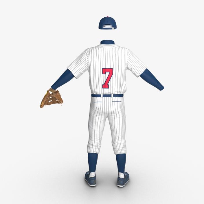 Baseball Player Outfit Generic 9 3D