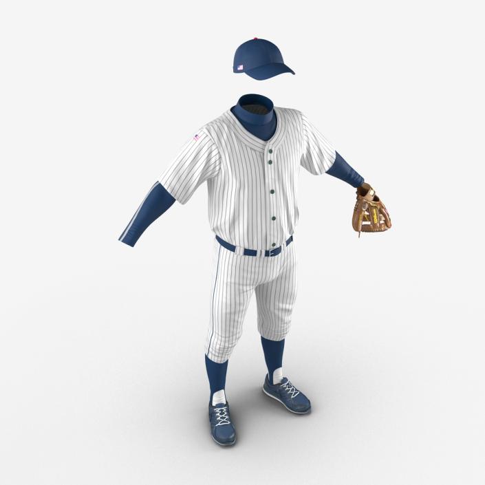 Baseball Player Outfit Generic 9 3D