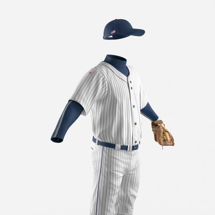 Baseball Player Outfit Generic 9 3D