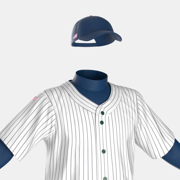 Baseball Player Outfit Generic 9 3D