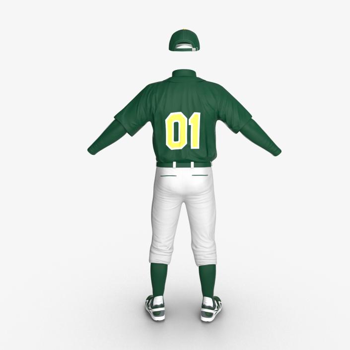 Baseball Player Outfit Generic 2 3D