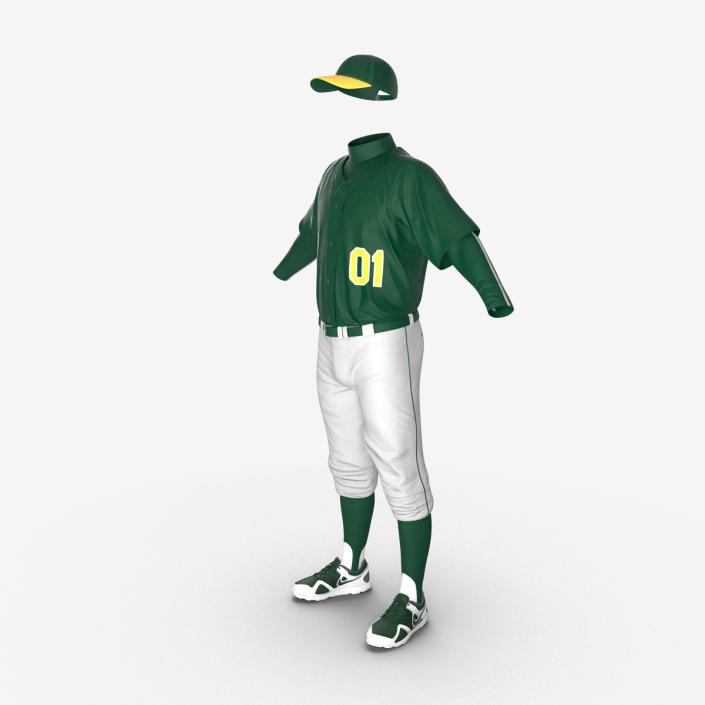 Baseball Player Outfit Generic 2 3D