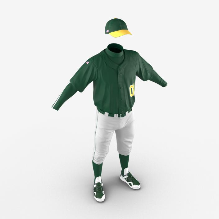 Baseball Player Outfit Generic 2 3D