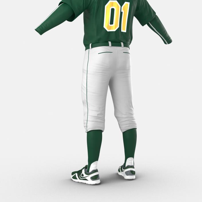 Baseball Player Outfit Generic 2 3D