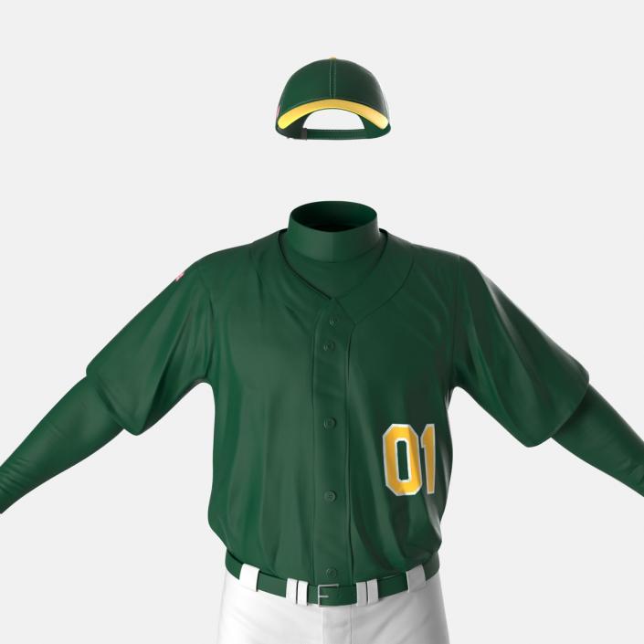 Baseball Player Outfit Generic 2 3D