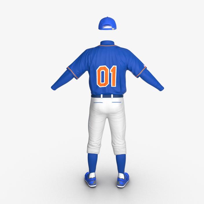 Baseball Player Outfit Generic 4 3D