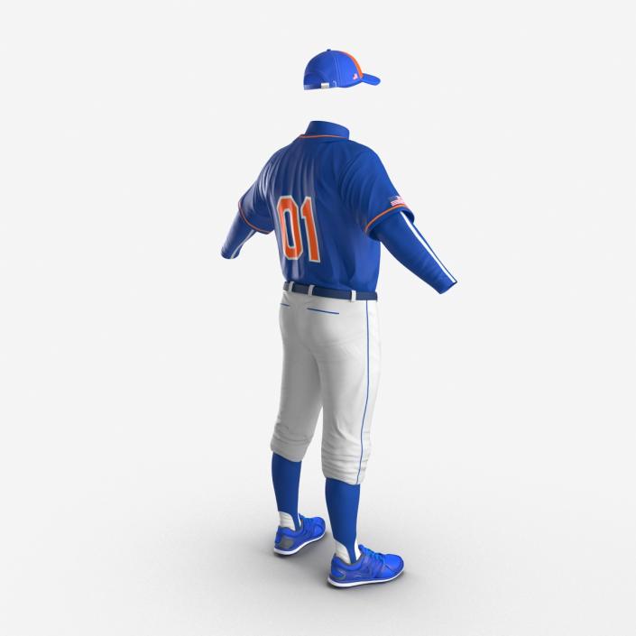 Baseball Player Outfit Generic 4 3D