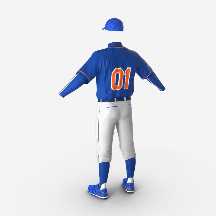 Baseball Player Outfit Generic 4 3D