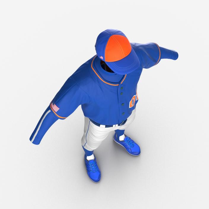 Baseball Player Outfit Generic 4 3D