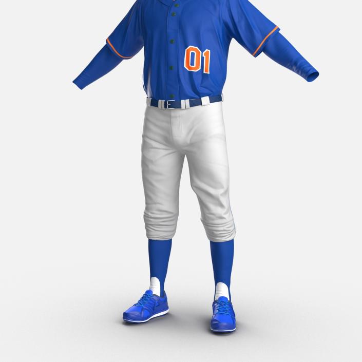 Baseball Player Outfit Generic 4 3D