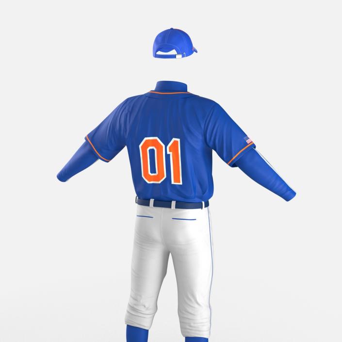 Baseball Player Outfit Generic 4 3D