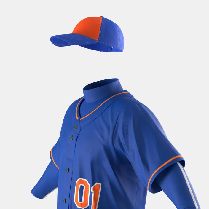 Baseball Player Outfit Generic 4 3D