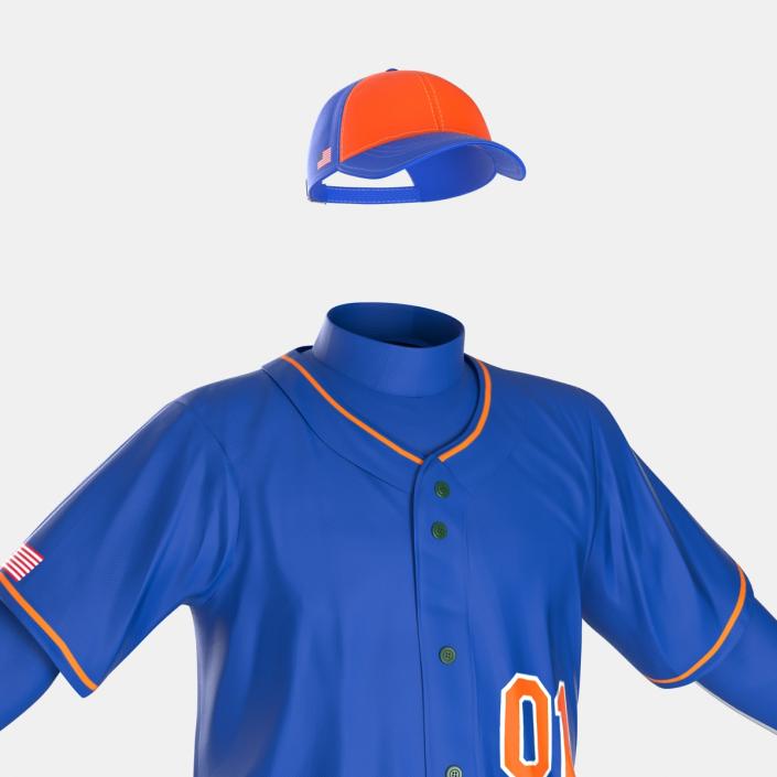 Baseball Player Outfit Generic 4 3D