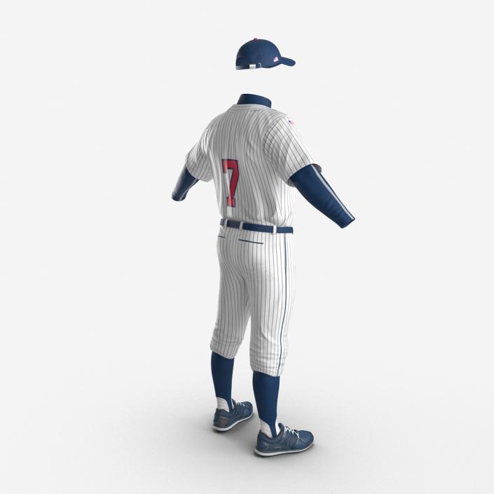 Baseball Player Outfit Generic 7 3D