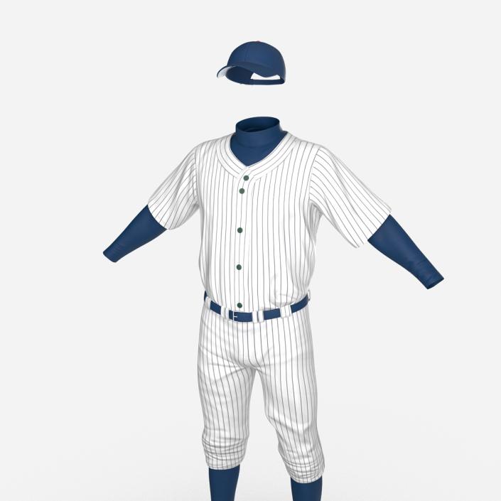 Baseball Player Outfit Generic 7 3D