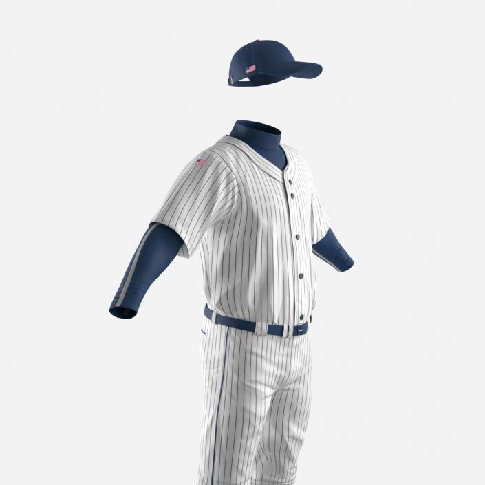 Baseball Player Outfit Generic 7 3D