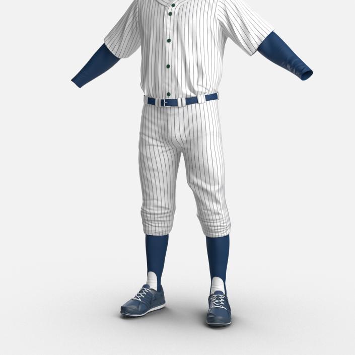 Baseball Player Outfit Generic 7 3D