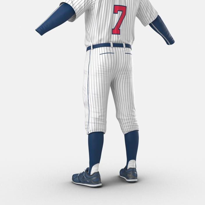 Baseball Player Outfit Generic 7 3D