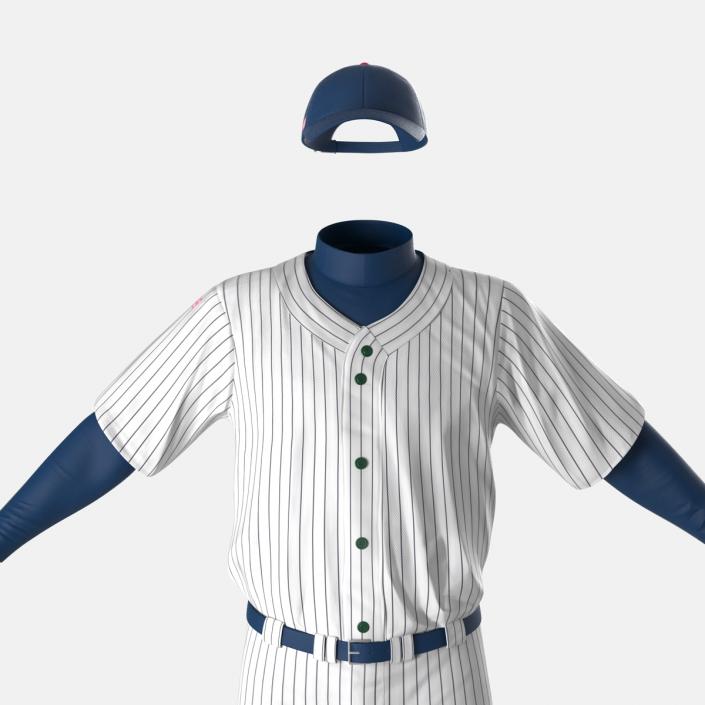 Baseball Player Outfit Generic 7 3D